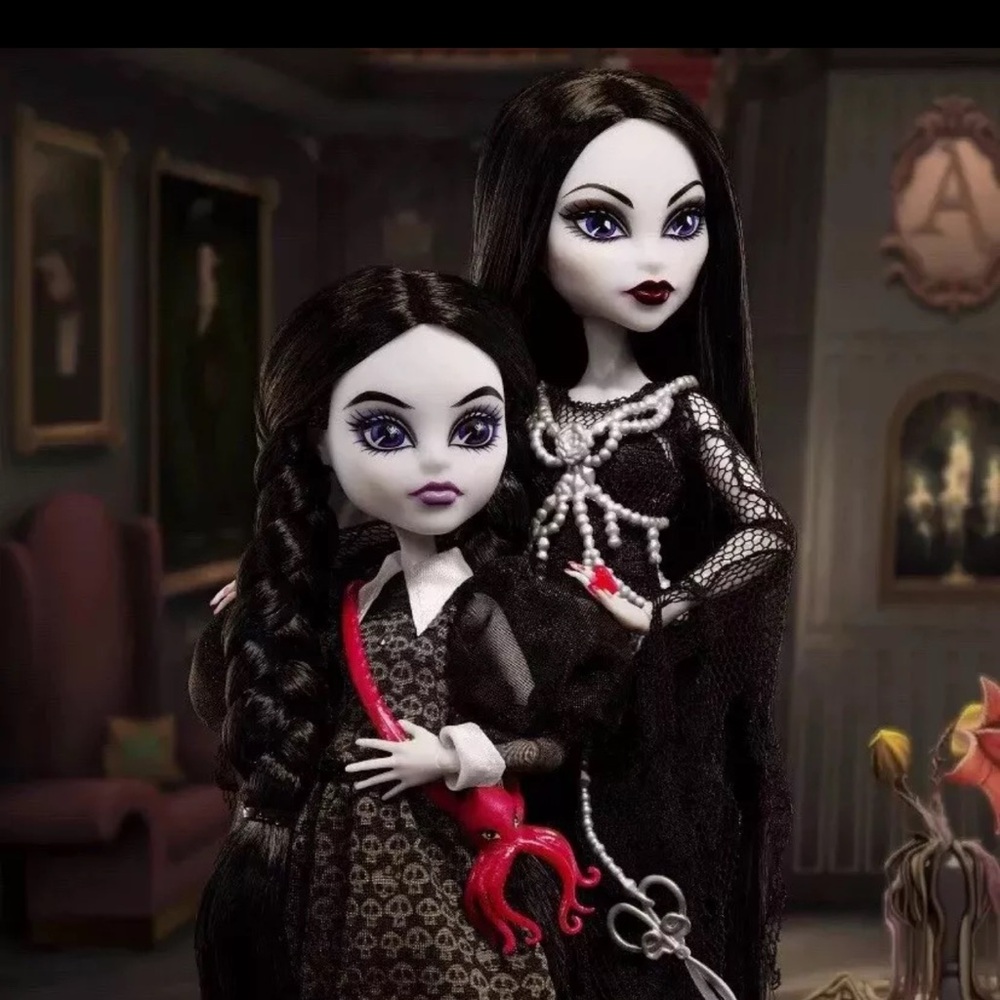 Mattel Monster High Skullector Addams Family Doll Two Pack Wednesday NEW NIB